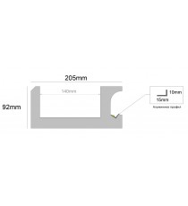 Профил за скрито LED осветление 82952